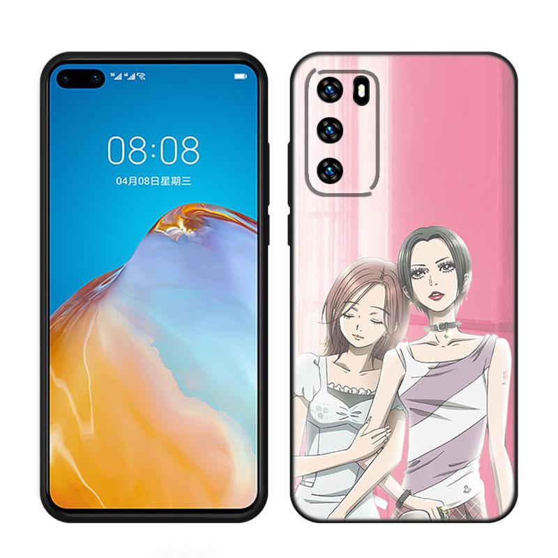 NaNa Osaki аниме черный силиконовый чехол для телефона Huawei P10 P20 P30 P40 Lite P50 P60 Art P50E P Smart Z 2018 2020 2021 Pro 2019