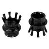 All Black 29MM Crown King Front Axle Nut Cover Fit For Harley For Sportster For Touring For Breakout For FXBRS 114