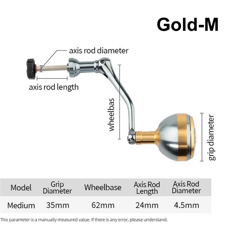 Aluminum Alloy Power Handle Multiple Colors Universal Spinning Fishing Reels Handle 500-12000 Replacement Handle Fishing Device 4