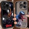 Чехол для телефона Marvel Avengers Venom для iPhone 17E 11 12 13 14 15 16 17 Pro Max Fundas 17 Air Plus 16e 13 Mini Силиконовая задняя крышка