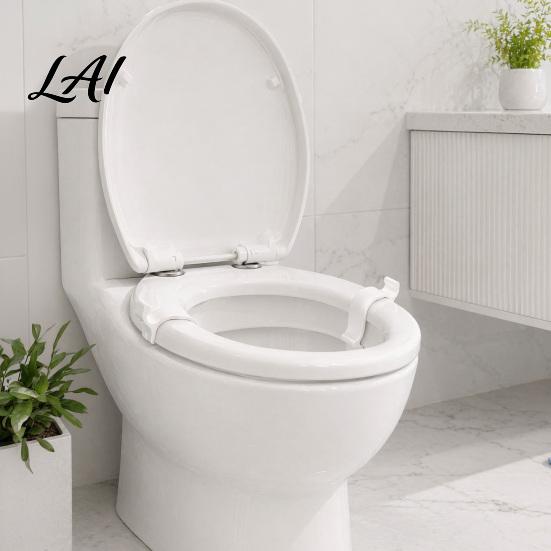 Toilet Seat Lift Handle Stabilizers Fixing Buckle Non Slip Thickened Buckle Clip for Wobbly Loose Seats Bathroom Accessory Stabilizers
