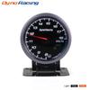 Dynoracing 60MM Voltage Gauge Black Face Voltmeter with Amber & White Lighting 8-18V Car Meter