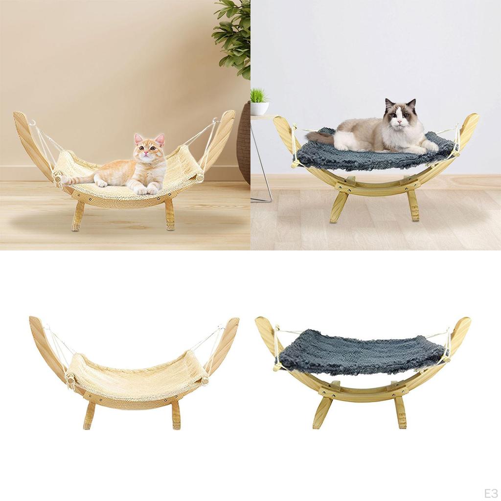Cat Hammock Bed Furniture Swing Chair Pet Beds for Kitten Playing Climbing