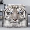Tiger Throw Blanket for Kids Girls Teen and Adults , Animal Print Winter Warm Thick Flannel Blanket Soft Comfort for Bed Couch Bedding