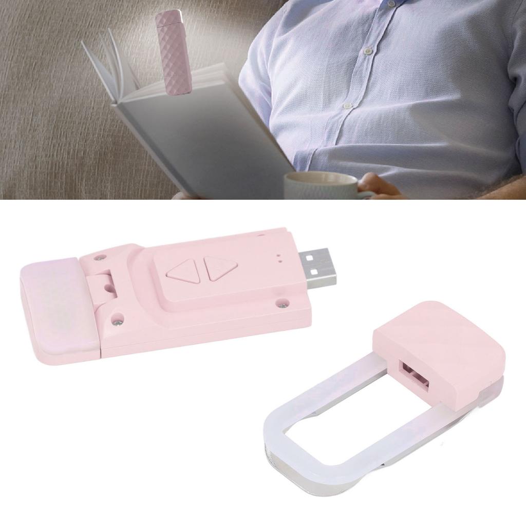 Светодиодная клипса на лампу, перезаряжаемая через USB, 3 режима цвета, складная книжная лампа для ремонта, чтения, осмотра ювелирных изделий