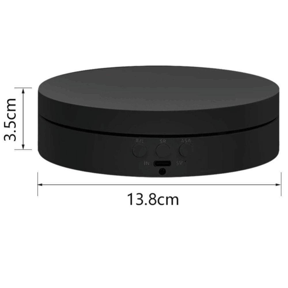 Motorized Jewelry Rotating Turntable 3 Speeds 360 Degree Turntable Product Displays