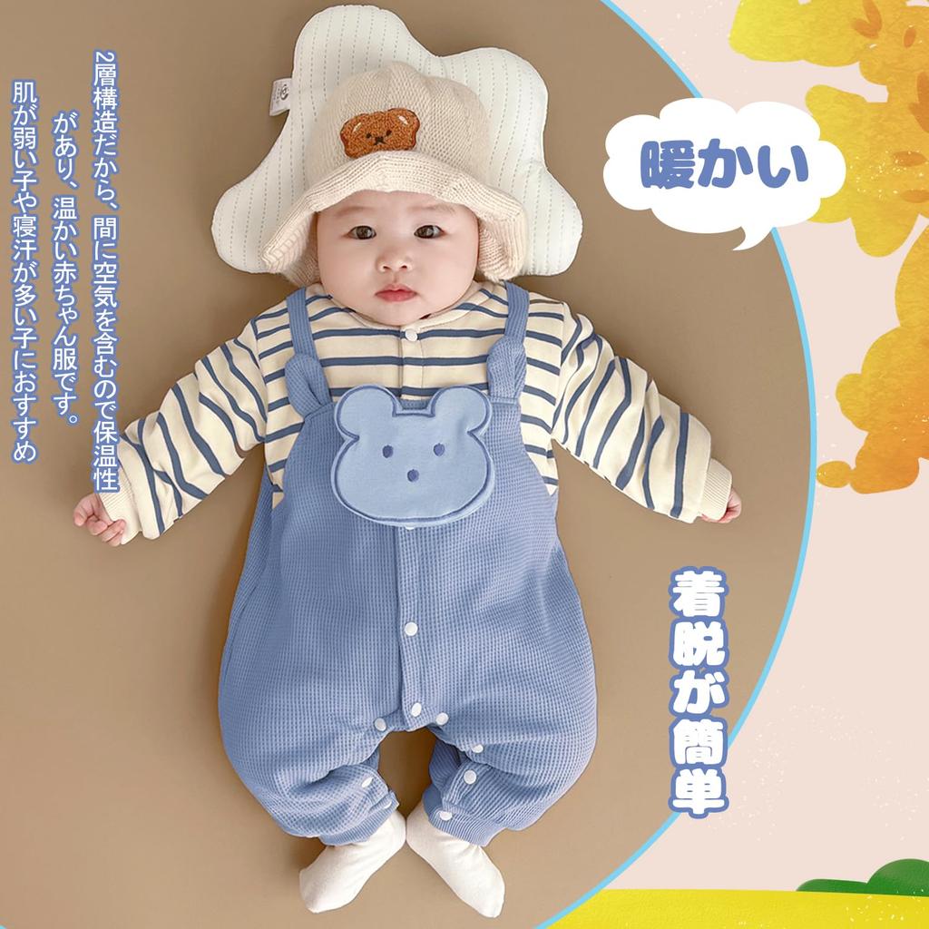 Детское гнездышко Детский комбинезон Длинный Новорожденный Школьный размер Месяцы Мальчики Песочник, Рукав, Застежка спереди, Одежда, Одежда, Милый, Синий, 66, 3-6