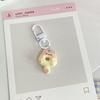 1Pcs Cute Cat Donut Keychain Pendant Keyring For Girls Backpack Charm Headphone Case Accessory Creative Friend Couple Gifts