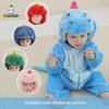 Children's Dinosaur Climbing Outfit, Baby Unicorn Jumpsuit, Infant Flannel Climbing Wear, Cross-Border Kids' Climbing Apparel