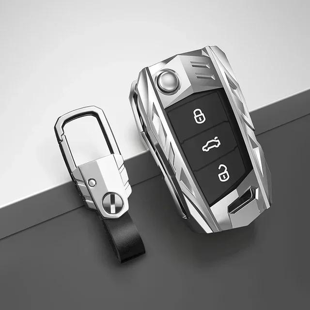 Чехол для ключа автомобиля для Volkswagen Vw Golf 7 Gti Mk7 R Touran Skoda Octavia 3 Superb Karoq Kodiaq Seat Leon Mk3 Ateca Аксессуары