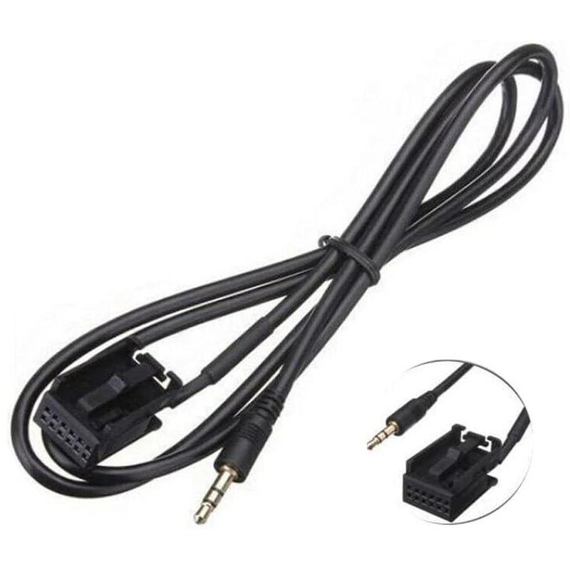 Car Audio AUX Audio Cable for Fiesta, Mondeo K3 Focus K2 S-MAX and Puma models 3.5mm Male Head