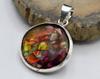Natural Ammolite Gemstone Pendant Jewelry | 925 Sterling Silver Pendent for Her