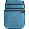 TRUSCO Denim Waist Bag Medium Size 3 Tiers Blue X 10 TDC-T102 [Case Sold]