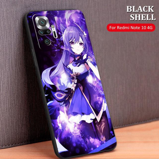 Чехол для телефона для Xiaomi Redmi 9s 9t 9a 10 Pro 11 K40 8 9 8t 9c K50 K40s 11t 11s аниме Genshin Impact Чехол с принтом