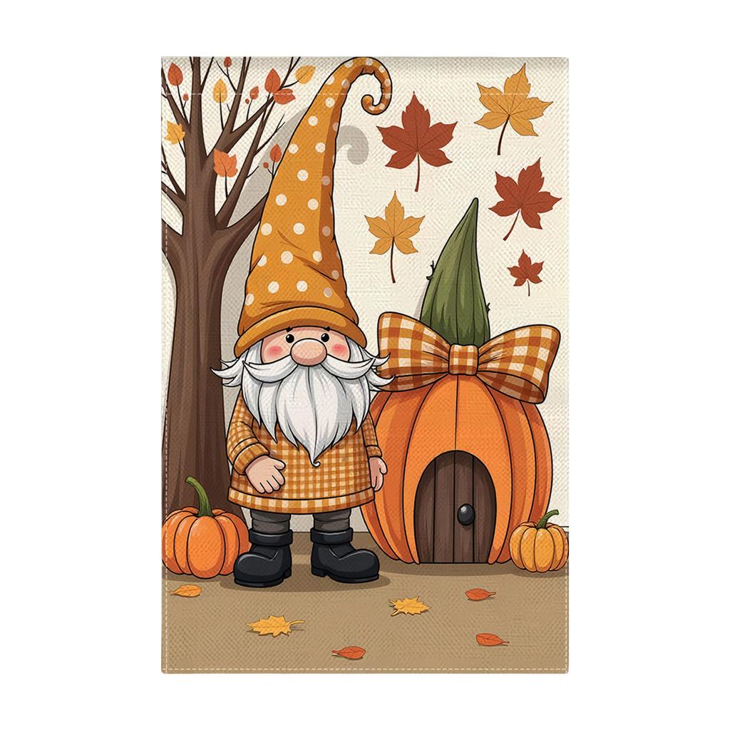 Durable Thanksgiving Fall Garden Flag Outdoor Yard Decoration Thanksgiving Banners for Autumn Party Home Decor