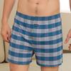 Men's High-Waist Cotton Boxer Shorts - Large, Loose Fit for Summer