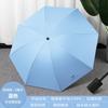 UV Automatic Folding Umbrella, Weather and Rain, Small Fresh Vinyl Sunscreen, Female UV Protection
