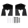 2 Set Grass Trimmer Hanger Steel Black Rubber Wrapped Water Proof Heavy Duty Weedeater Rack