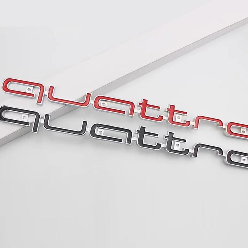 AQ5 ABS Значок решетки радиатора для экстерьера автомобиля Z5 Quattro Логотип A3 A4 A5 A6 A6L A7 A8 Q3 Q5 Q7 S3 S4 S5 RS3 RS4 RS6 Значок Аксессуары