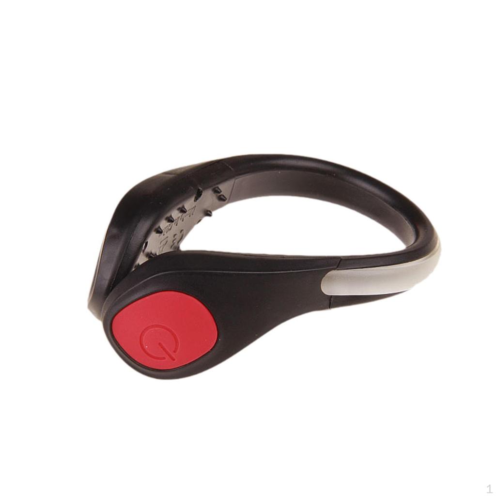 Светодиодный светильник с зажимом для обуви, 2 режима, аксессуар, вспышка, ночное предупреждение безопасности, подсветка на открытом воздухе