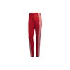 Vintage Stripe Logo Elastic Waist Slim Fit Retro Sports Casual Pants Women Pants Red DH2716