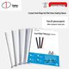DOCON A4 Crystal Steel Spine Thermal Binding Covers CN plug (adapter included)