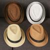 Fashion Gangster Cap Beach Straw Panama Cap Jazz Dress Hat Cowboy Fedora Hat Sun Hat