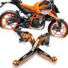 KAGEFUNE Для Duke DUKE 390/250/200/125 2024 Мотоциклетные запчасти CNC 6-ступенчатая регулируемая выдвижная тормозная ручка