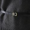 YURT BASIC SLIM BELT_BK