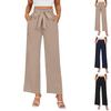 Women's Casual High Waist Loose Lace Wide Leg Pants