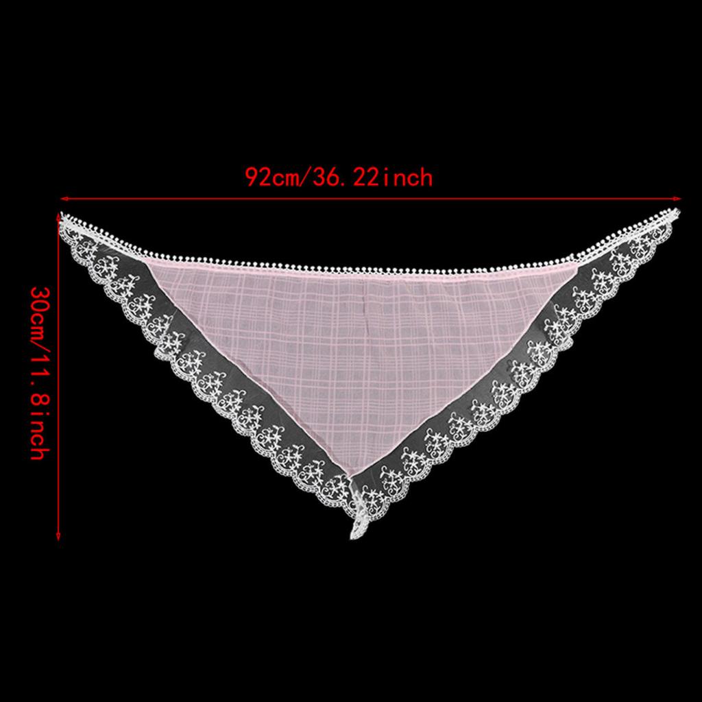 Double-use Lace Trim Hair Scarf Early Spring Butt Curtain Small Apron A-Line Half Skirt Fashion Ins Style Stacked Short Skirts