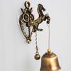 For Room Garden Store Wall Hanging Ornament Metal Bell Door Shopkeeper Good Luck Knocker Door Bell