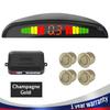 Car Parking Sensor Parking Kit LED Display 22mm 4 Sensors Backlight Reverse Backup Radar Monitoring System 8 Colors 12V