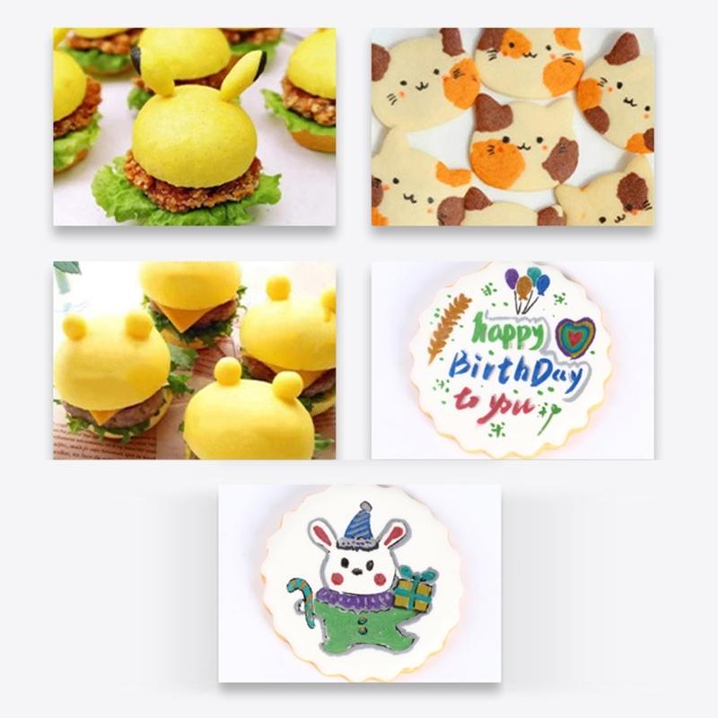 Пищевые маркеры Color Double Sided Edible Food Coloring Marker с тонким и толстым наконечником, пищевой маркер для DIY