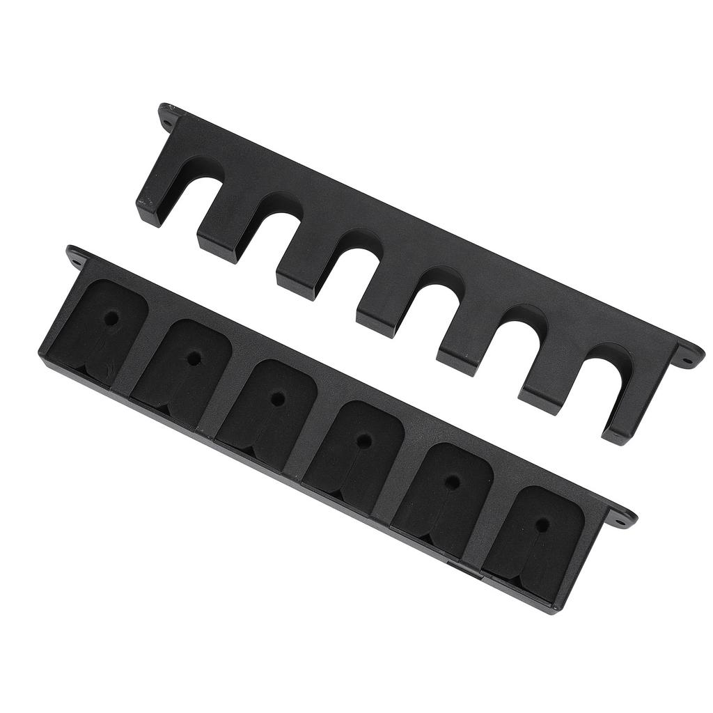 2шт держатель для удочки настенный 6 отверстий вертикальный горизонтальный стойка для удочки для гаража сарая