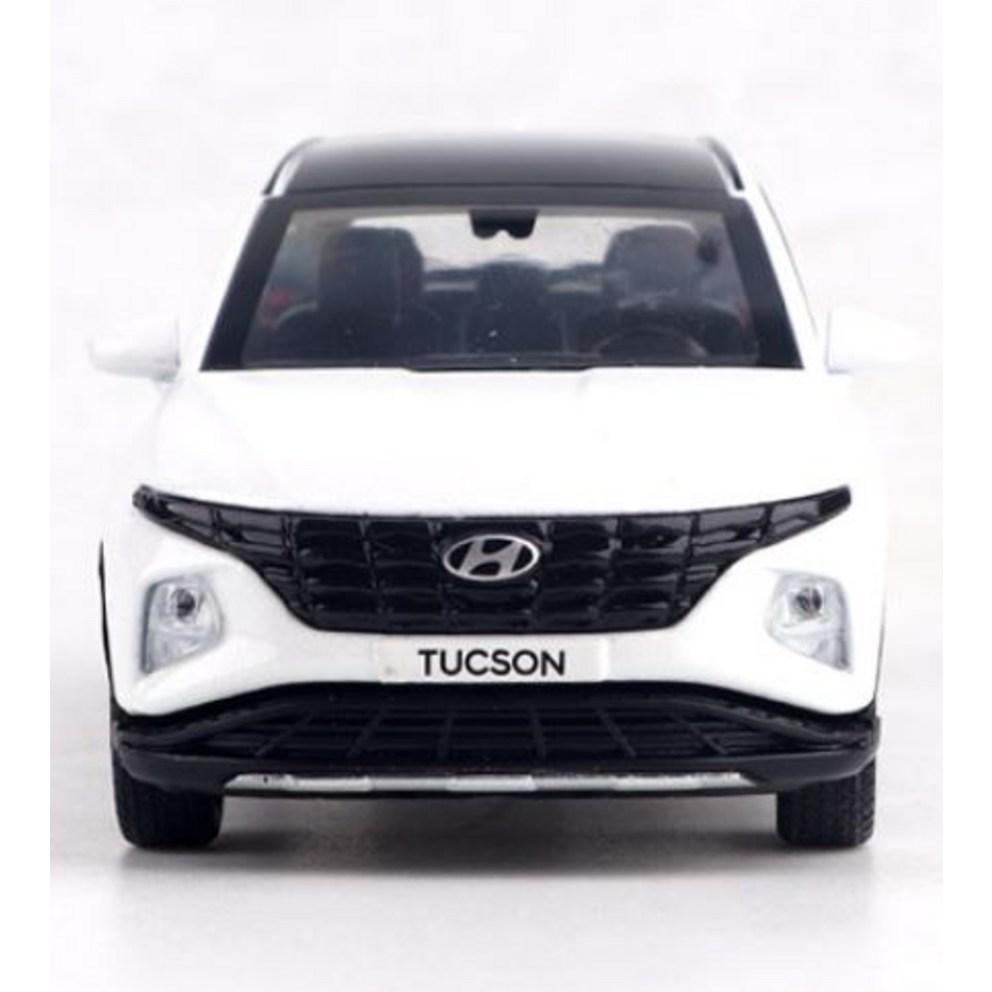 Hyundai Tucson 2020 Металлическая Мини-модель - Кремово-белая Жемчужная Версия