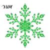 Non Marking Festive Window Stickers Christmas LED Snowflake Wall Stickers, Lighted Decor, Self-Adhesive Gift for Home Decor Winter Art with