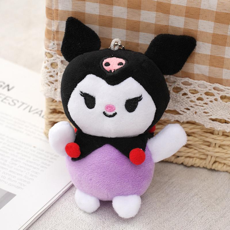 Japanese Style Kuromi Plush Doll Adorable Cute Cartoon Devil Bunny Stuffed Toy