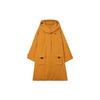 Повседневный логотип однотонный длинный капюшон хлопковое пальто женские пальто светло-карри-желтый DD4659-738