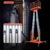 JZDASI Double Column 6m Mobile Electric Hydraulic Lift CN plug (adapter included)