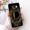 Для Samsung S8 Прозрачный чехол SM-G950FD Роскошная корона Буквы от A до Z 2D Плоский узор Funda Для Samsung Galaxy S8 G950F Мягкий чехол для телефона