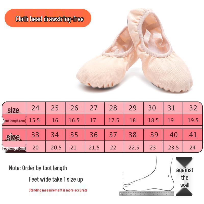 Балетная и йога обувь для танцев: Мягкая подошва для женщин, детей, девочек и взрослых - Дизайн кошачьей лапки