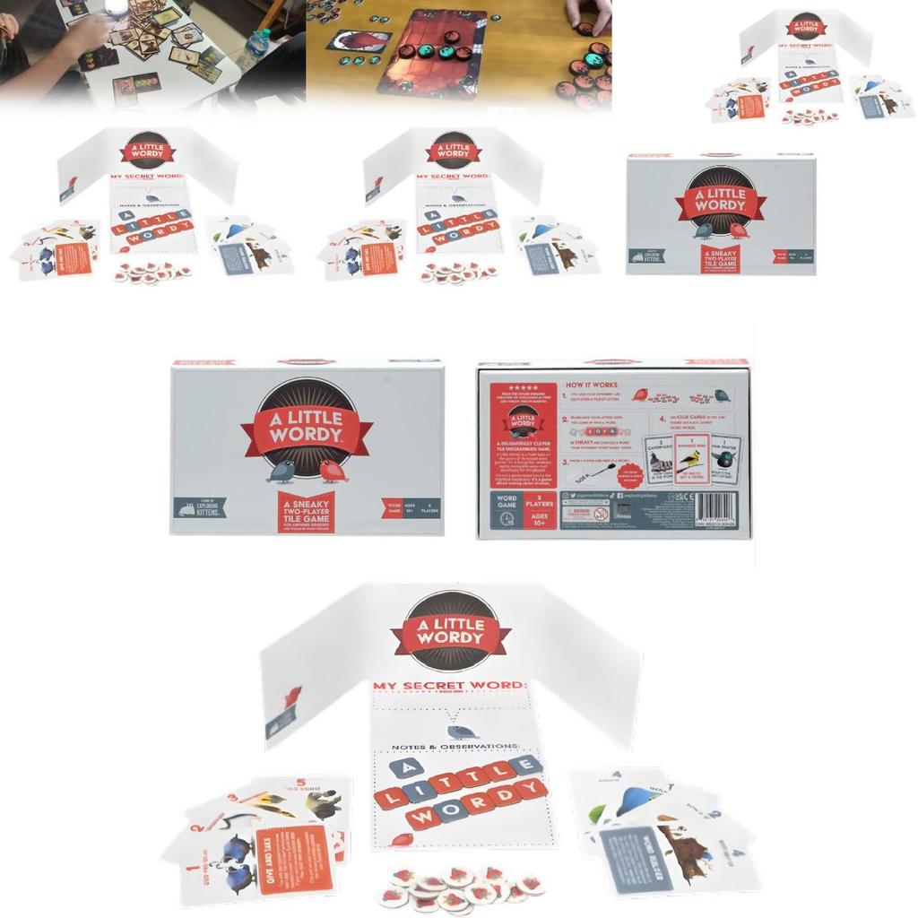 A Little Wordy от Exploding Kittens Карточная игра для подростков, взрослых, детей, для семейного веселья, для вечеринок