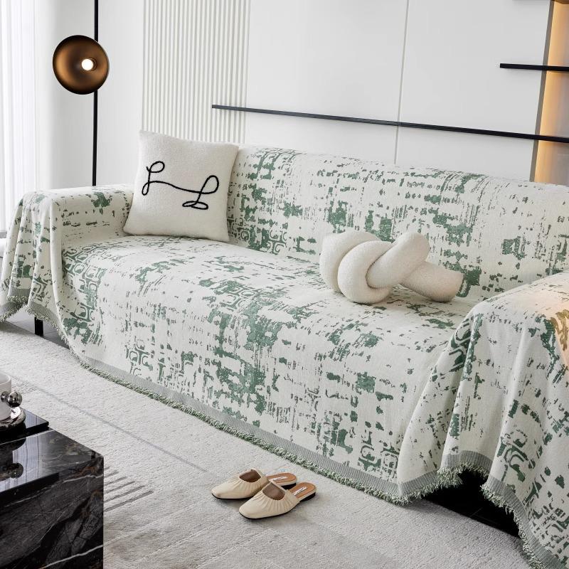 Полотенце для дивана из синели, универсальный универсальный чехол для дивана Four Seasons, пылезащитный чехол, цельный чехол для дивана, тканевая подушка