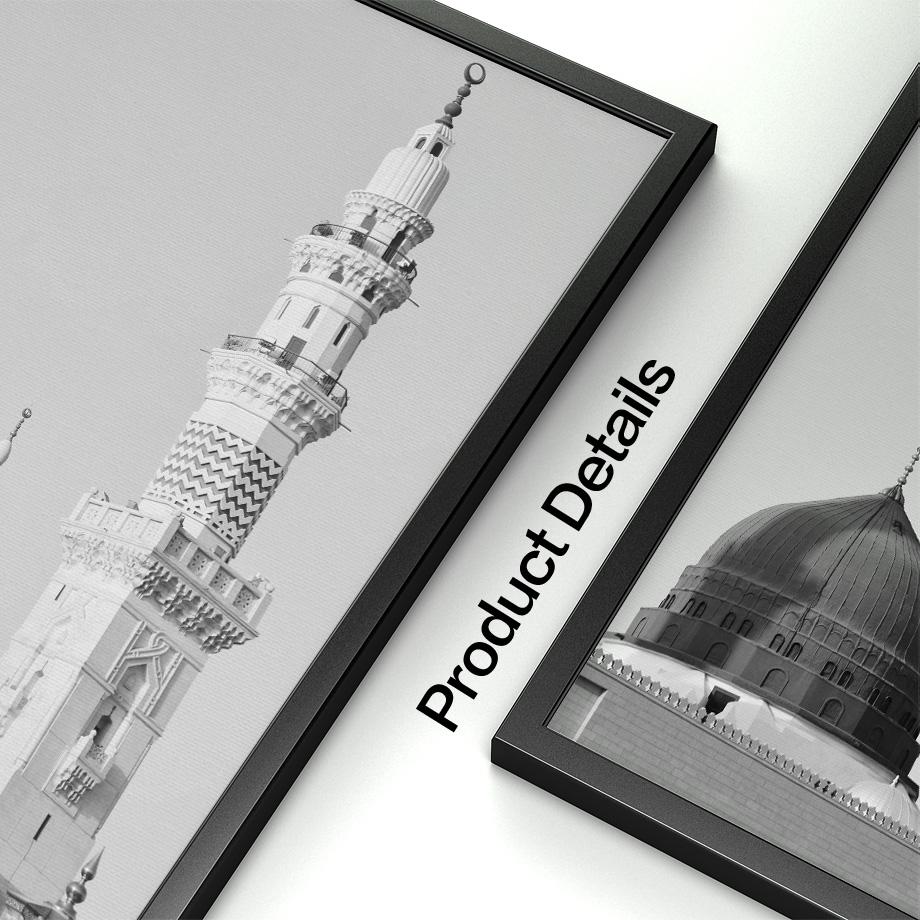 Настенный художественный принт, исламские плакаты, мечеть шейха Зайда, Easte Gate, черный, белый цвет, холст, картина, настенная картина, украшение для классной комнаты