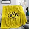 1pc Dortmund Print Flannel Blanket, High quality Comfortable for All Seasons, Home Decor, Warmth and Comfort, Perfect for Christmas Gifts29