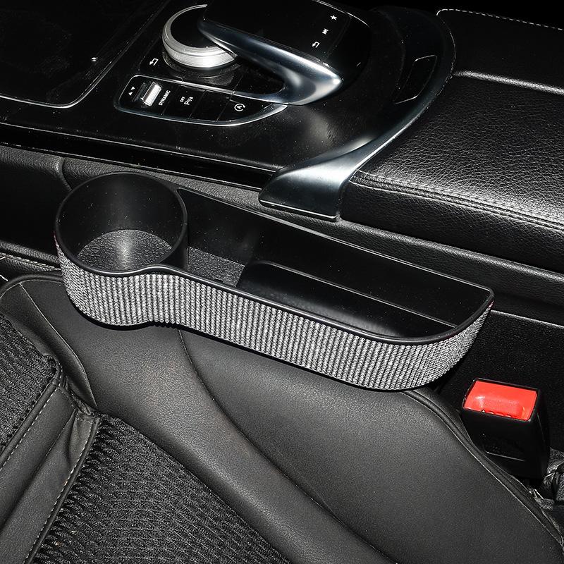 Автомобильное сиденье Gap Crevice Storage Box Crystal Drink Cup Gap Holder Organizer Phone Cup Bottle Holder Bling Car Accessories for Woman