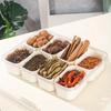 4/8 Compartment Portable Snack Platter With Lid Handle With Reusable Snack Box Home Kitchen Decoration Portable