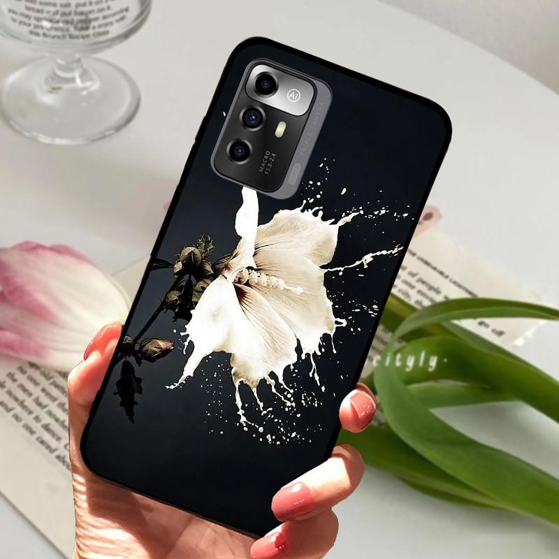 Чехол для ZTE Blade A72 / A 72 5G / A52 Черный Силиконовый Мягкий ТПУ Фунда Чехол для ZTE Blade A72 5G BladeA72 Бампер Защита Fundas