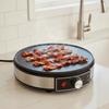 Aluminum Electric Crepe Maker Round Electric Grilling Pan Electric Pancake Machine  Breakfast
